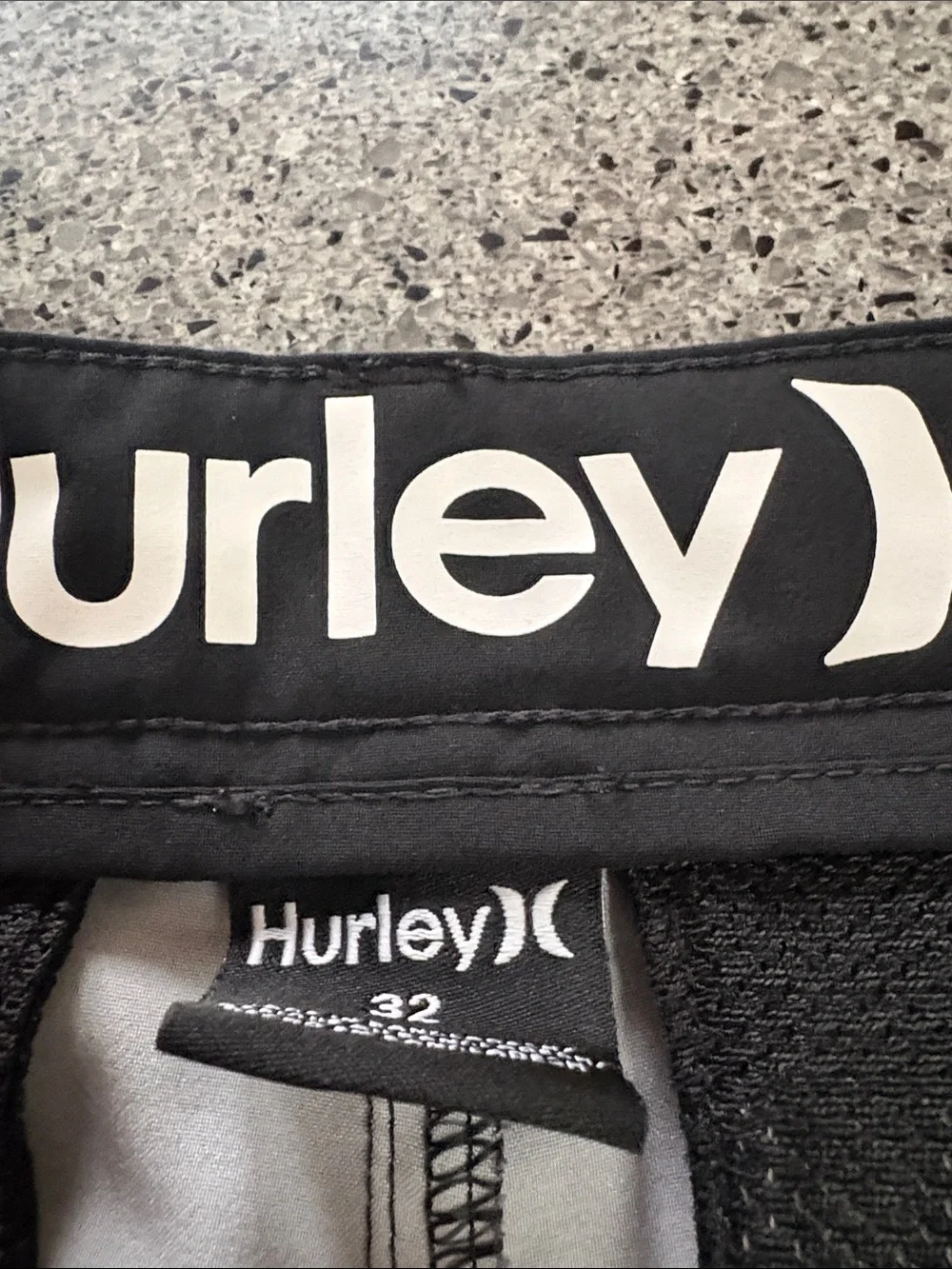 Hurley Men's Black Board Shorts, size 32